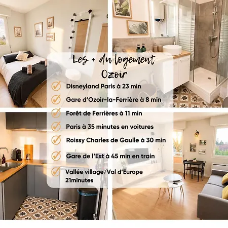 Escapade Cosy - Entre Paris Et Disneyland Ozoir-la-Ferrière